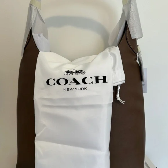 Coach Brooklyn Shoulder Bag 39 - Dark Stone NWT - Picture 2 of 14